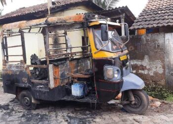ಗಾಂಜಾ ಸೇವಿಸಿ ಆಟೋ ರಿಕ್ಷಾಕ್ಕೆ ಬೆಂಕಿ : ಆರೋಪಿ ಅರೆಸ್ಟ್..!!!