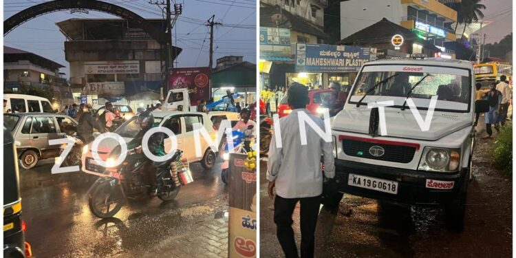 ಪುತ್ತೂರು : ಇನ್ನೋವಾ-ಆಟೋ ನಡುವೆ ಅಪಘಾತ ಸಂಭವ : ಚಾಲಕರಿಂದ ಪರಸ್ಪರ ವಾಗ್ವಾದ .! ಕೆಲ ಕಾಲ ರಸ್ತೆ ಬ್ಲಾಕ್