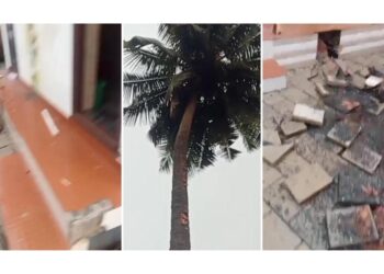 ಪುತ್ತೂರು : ಸಿಡಿಲು ಬಡಿದು ಮನೆಗೆ ಹಾನಿ..!!!