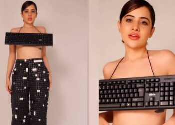 ಕೀ ಬೋರ್ಡ್​ ಚೆಲುವೆಯಾದ ಉರ್ಫಿ ಜಾವೇದ್​ : ಅಯ್ಯೋ.. ಇದೆಂಥಾ ಅವತಾರ..