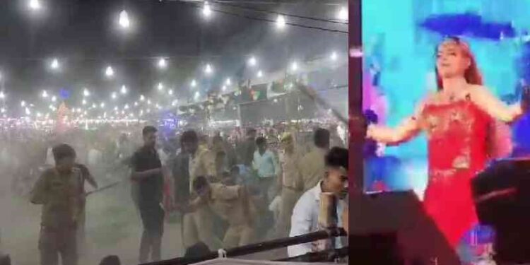 ರಷ್ಯನ್ ನರ್ತಕಿಯ ಡ್ಯಾನ್ಸ್ ನೋಡೋ ಆಸೆಗೆ ಕಂಟ್ರೋಲ್ ತಪ್ಪಿದ ಯುವಕರು : ಪೊಲೀಸರಿಂದ ಲಾಠಿ ಪ್ರಹಾರ