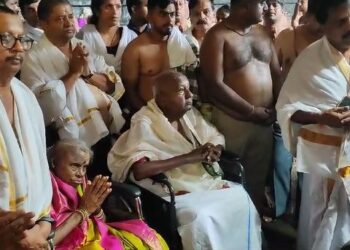 ಕುಕ್ಕೆ ಸುಬ್ರಹ್ಮಣ್ಯ ದೇವಸ್ಥಾನಕ್ಕೆ ಎಚ್.ಡಿ ದೇವೇಗೌಡ ಭೇಟಿ