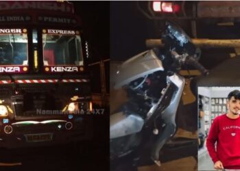 ಉಳ್ಳಾಲ : ಹಠಾತ್ ಬ್ರೇಕ್ ಹಾಕಿದ ಲಾರಿಗೆ ಹಿಂಬದಿಯಿಂದ ಡಿಕ್ಕಿ ಹೊಡೆದ ಸ್ಕೂಟರ್ : ಸವಾರ ಮೃತ್ಯು