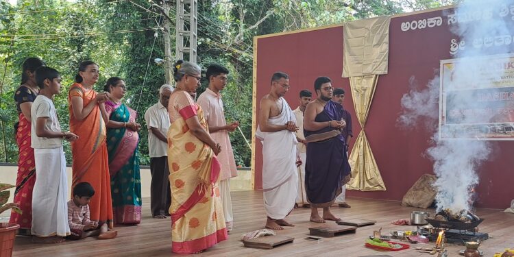 ಅಂಬಿಕಾ ಸಮೂಹ ಶಿಕ್ಷಣ ಸಂಸ್ಥೆಗಳಲ್ಲಿ ಶ್ರೀ ಶಾರದಾ ಪೂಜೆ ಹಾಗೂ ಆಯುಧ ಪೂಜೆ