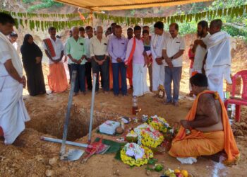 ನೂತನವಾಗಿ ಪುನರ್ ನಿರ್ಮಾಣಗೊಳ್ಳುತ್ತಿರುವ ಕಲ್ಲಡ್ಕ ಕುದ್ರೆಬೆಟ್ಟು ಶ್ರೀ ಕಲ್ಲುರ್ಟಿ ದೈವಸ್ಥಾನದ ಭೂಮಿ ಪೂಜಾ ಕಾರ್ಯಕ್ರಮ