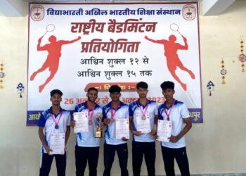ರಾಷ್ಟ್ರಮಟ್ಟದ ಬ್ಯಾಡ್ಮಿಂಟನ್ ಪಂದ್ಯಾಟದಲ್ಲಿ ವಿವೇಕಾನಂದ ಪ.ಪೂ ಕಾಲೇಜಿನ ಬಾಲಕರ ತಂಡ ತೃತೀಯ ಸ್ಥಾನ