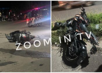 ಪುತ್ತೂರು : ಬೈಕ್ ಹಾಗೂ ಆಕ್ಟಿವಾ ನಡುವೆ ಡಿಕ್ಕಿ : ಸವಾರರಿಬ್ಬರಿಗೆ ಗಾಯ..!!!