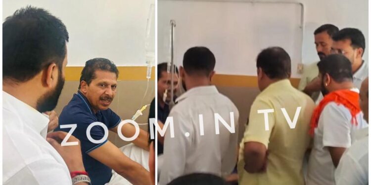 ಹಾವು ಕಡಿತಕ್ಕೊಳಗಾಗಿ ಚಿಕಿತ್ಸೆ ಪಡೆಯುತ್ತಿರುವ ಮಾಜಿ ಶಾಸಕ ಸಂಜೀವ ಮಠಂದೂರುರನ್ನು ಭೇಟಿಯಾಗಿ ಆರೋಗ್ಯ ವಿಚಾರಿಸಿದ ಪುತ್ತಿಲ