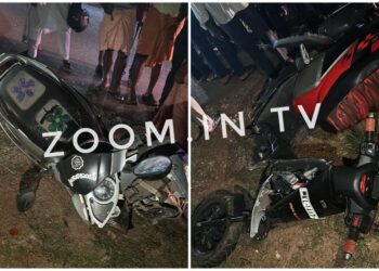 ವಿಟ್ಲ : ದ್ವಿಚಕ್ರ ವಾಹನಗಳ ನಡುವೆ ಮುಖಾಮುಖಿ ಡಿಕ್ಕಿ : ಮೂವರಿಗೆ ಗಾಯ ; ಆಸ್ಪತ್ರೆಗೆ ದಾಖಲು