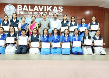 ಬಾಲವಿಕಾಸದ ವೈಷ್ಣವಿ ಪ್ರಬಂಧ ಸ್ಪರ್ಧೆಯಲ್ಲಿ ಜಿಲ್ಲೆಗೆ ಪ್ರಥಮ