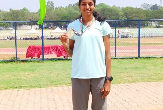 ರಾಜ್ಯ ಮಟ್ಟದ ದಸರಾ ಸಿ.ಎಂ ಕಪ್ ಅಥ್ಲೆಟಿಕ್ ಸ್ಪರ್ಧೆ-2023 : ವಿವೇಕಾನಂದ ಇಂಜಿನಿಯರಿಂಗ್ ಕಾಲೇಜಿನ ಅಂತಿಮ ವರ್ಷದ ಎಂಬಿಎ ವಿದ್ಯಾರ್ಥಿನಿಗೆ ಚಿನ್ನದ ಪದಕ