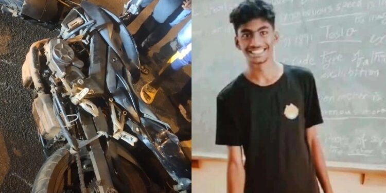 ಭೀಕರ ಅಪಘಾತ : ಟ್ಯಾಂಕರ್​​ ಹರಿದು ಸ್ಥಳದಲ್ಲೇ ಯುವಕ ಸಾವು