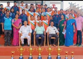 ಜಿಲ್ಲಾ ಮಟ್ಟದ ಕ್ರೀಡಾಕೂಟ : ವಿವೇಕಾನಂದ ಆಂಗ್ಲ ಮಾಧ್ಯಮ ಶಾಲೆಗೆ ಸಮಗ್ರ ಪ್ರಶಸ್ತಿ