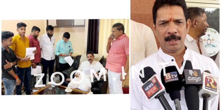 ಬಜರಂಗದಳ ಕಾರ್ಯಕರ್ತರಿಗೆ ಗಡಿಪಾರು ನೋಟೀಸ್ : ‘ನನ್ನನ್ನು ಗಡಿಪಾರು ಮಾಡಿ..ಕಾರ್ಯಕರ್ತರನ್ನು ಯಾಕ್ ಸುಮ್ನೆ ಗಡಿಪಾರು ಮಾಡ್ತೀರಾ’..!! – ಸಂಸದ ನಳಿನ್ ಕುಮಾರ್ ಕಟೀಲ್ ಆಕ್ರೋಶ