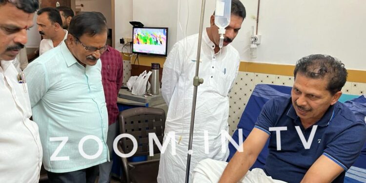 ಪುತ್ತೂರು : ಮಾಜಿ ಶಾಸಕ ಸಂಜೀವ ಮಠಂದೂರು ರವರಿಗೆ ಹಾವು ಕಡಿತ : ಆಸ್ಪತ್ರೆಗೆ ಭೇಟಿ ನೀಡಿ ಆರೋಗ್ಯ ವಿಚಾರಿಸಿದ ನಳಿನ್ ಕುಮಾರ್ ಕಟೀಲ್