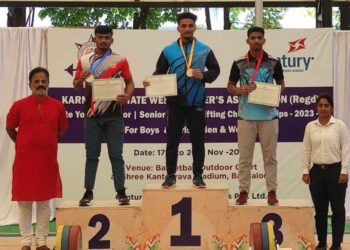 ರಾಜ್ಯ ಮಟ್ಟದ ಜೂನಿಯರ್ ವೆಯ್ಟ್ಲಿಫ್ಟಿಂಗ್ ಚಾಂಪಿಯನ್‌ಶಿಪ್‌ : ವಿವೇಕಾನಂದ ಇಂಜಿನಿಯರಿಂಗ್ ಕಾಲೇಜಿನ ಭುವನ್‌ರಾಮ್ ಗೆ ಕಂಚಿನ ಪದಕ