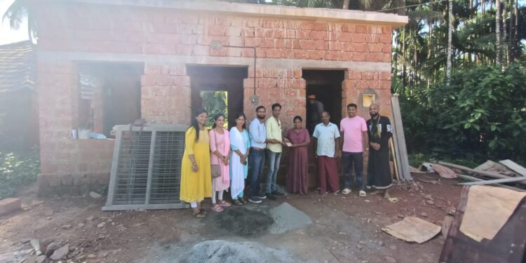 ಯುವವಾಹಿನಿ ವಿಟ್ಲ ಘಟಕದ ವತಿಯಿಂದ ಮನೆ ನಿರ್ಮಾಣಕ್ಕೆ ಸಹಾಯಹಸ್ತ