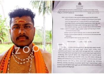 ಪುತ್ತೂರು : ಹಿಂ.ಜಾ.ವೇ ಕಾರ್ಯಕರ್ತ, ಅಯ್ಯಪ್ಪ ಮಾಲಾಧಾರಿ ಮೇಲೆ ಗಡಿಪಾರು ನೋಟೀಸ್ ಜಾರಿ : ಹಿಂ.ಜಾ.ವೇ. ಖಂಡನೆ