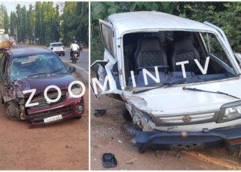 ಪುತ್ತೂರು : ಕಾರುಗಳ ನಡುವೆ ಮುಖಾಮುಖಿ ಡಿಕ್ಕಿ : ಇಬ್ಬರು ಮಂಗಳೂರು ಆಸ್ಪತ್ರೆಗೆ ಶಿಫ್ಟ್..!