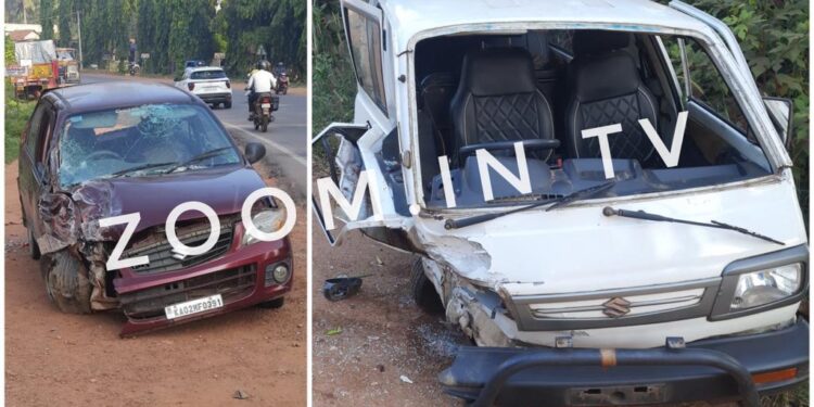 ಪುತ್ತೂರು : ಕಾರುಗಳ ನಡುವೆ ಮುಖಾಮುಖಿ ಡಿಕ್ಕಿ : ಇಬ್ಬರು ಮಂಗಳೂರು ಆಸ್ಪತ್ರೆಗೆ ಶಿಫ್ಟ್..!