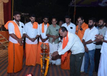 ಪುರುಷರಕಟ್ಟೆ : ಹಿಂ.ಜಾ.ವೇ. ವತಿಯಿಂದ ಸಾರ್ವಜನಿಕ ಶ್ರೀ ದುರ್ಗಾ ಪೂಜೆ ಮತ್ತು ಅನ್ನಸಂತರ್ಪಣೆ