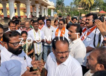 ಪುತ್ತೂರು : ನಗರಸಭಾ ಉಪಚುನಾವಣೆ : ಬಿಜೆಪಿಯಿಂದ ಶ್ರೀ ಮಹಾಲಿಂಗೇಶ್ವರ ದೇವಸ್ಥಾನದಲ್ಲಿ ವಿಶೇಷ ಪ್ರಾರ್ಥನೆ : ಡಾ. ಸುರೇಶ್ ಪುತ್ತೂರಾಯ ಸಹಿತ ಪ್ರಮುಖರು ಭಾಗಿ