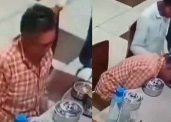 ಹೋಟೆಲ್​ನಲ್ಲಿ ಊಟಕ್ಕೆ ಕುಳಿತ್ತಿದ್ದ ವೇಳೆ ಹೃದಯಾಘಾತ : ಆರ್ಡರ್​ಗಾಗಿ ಕಾಯುತ್ತಿದ್ದಾಗ ಹಾರಿ ಹೋಯ್ತು ಪ್ರಾಣ