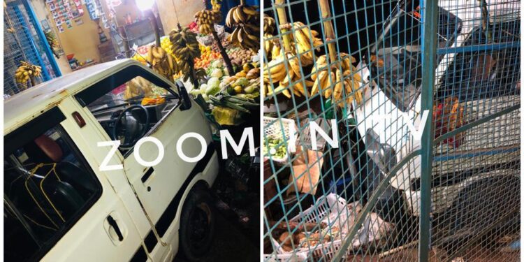 ವಿಟ್ಲ : ಚಾಲಕನ ನಿಯಂತ್ರಣ ತಪ್ಪಿ ತರಕಾರಿ ಅಂಗಡಿಗೆ ನುಗ್ಗಿದ ಕಾರು..!