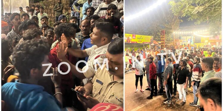 ಪುತ್ತೂರು : ಯುವತಿ ಜೊತೆ ಅಸಭ್ಯ ವರ್ತನೆ : ನೂರಾರು ಮಂದಿ ಠಾಣೆ ಮುಂದೆ ಜಮಾವಣೆ..!