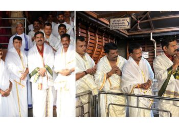 ಶ್ರೀ ಕ್ಷೇತ್ರ ಧರ್ಮಸ್ಥಳಕ್ಕೆ ಬಿಜೆಪಿ ರಾಜ್ಯಾಧ್ಯಕ್ಷ ಬಿ.ವೈ. ವಿಜಯೇಂದ್ರ ಭೇಟಿ