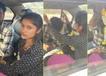 ಸಿನಿಮೀಯ ರೀತಿಯಲ್ಲಿ ಕಾರಿನಲ್ಲೇ ಹಾರ ಬದಲಿಸಿಕೊಂಡ ಪ್ರೇಮಿಗಳು : ಸಾಂತ್ವನ ಕೇಂದ್ರದಲ್ಲಿ ಹೈಡ್ರಾಮಾ..!