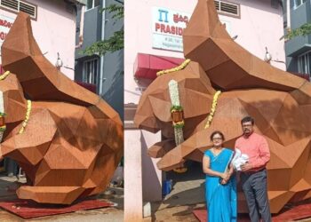 ಅಯೋಧ್ಯೆ ರಾಮ ಮಂದಿರಕ್ಕೆ ಬೆಂಗಳೂರು ಕೈಗಾರಿಕೋದ್ಯಮಿಯಿಂದ ಬೃಹದಾಕಾರದ ‘ಅಳಿಲು’ ಸೇವೆ : ಇಂದು ಅಯೋಧ್ಯೆಯತ್ತ ತೆರಳಿದ ಅಳಿಲು ಪುತ್ಥಳಿ ಹೊತ್ತ ಟ್ರಕ್