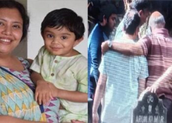 ತಾಯಿಯೇ ಮಗುವನ್ನು ಹತ್ಯೆಗೈದ ಪ್ರಕರಣ : ಮಗು ಚಿನ್ಮಯ್ ಅಂತ್ಯಕ್ರಿಯೆ ನೆರವೇರಿಸಿದ ತಂದೆ