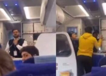 ಫ್ಲೈಟ್ ನಲ್ಲಿ ಫೈಟ್ : ಪೈಲೆಟ್​​ ಮುಖಕ್ಕೆ ಗುದ್ದಿದ ಪ್ರಯಾಣಿಕ..!