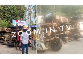 ವಿಟ್ಲ : ಅಯ್ಯಪ್ಪ ಮಾಲಾಧಾರಿಗಳಿದ್ದ ಟಿಟಿ ಪಲ್ಟಿ : ಇಬ್ಬರಿಗೆ ಗಾಯ..!!