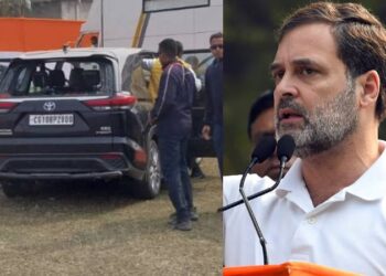‘ಭಾರತ್​ ಜೋಡೋ ನ್ಯಾಯ ಯಾತ್ರೆ’ ವೇಳೆ ರಾಹುಲ್​ ಗಾಂಧಿ ಕಾರಿಗೆ ಕಲ್ಲೆಸೆತ..!