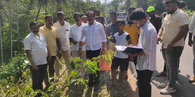 (ಫೆ.3) ಸಂಟ್ಯಾರ್ ಅಪಾಯಕಾರಿ ರಸ್ತೆಯ ದುರಸ್ಥಿ ಕಾರ್ಯಾರಂಭ