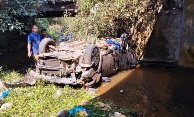 ಧರ್ಮಸ್ಥಳಕ್ಕೆ ಹೊರಟ್ಟಿದ್ದವರ ಕಾರು ಅಪಘಾತ : ಪ್ರಯಾಣಿಕರು ಪಾರು..!