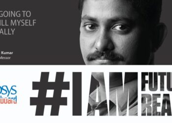 ಇನ್ಫೋಸಿಸ್ ಸ್ಪ್ರಿಂಗ್ ಬೋರ್ಡ್ ಜಾಹೀರಾತಿನಲ್ಲಿ ಪ್ರಾಧ್ಯಾಪಕ ದೀಕ್ಷಿತ್ ಕುಮಾರ್