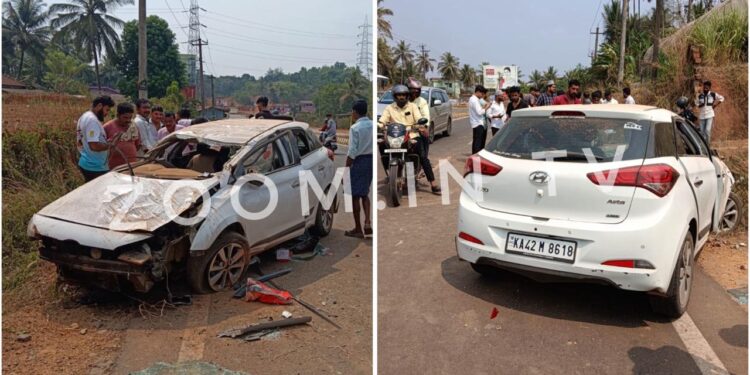 ಚಾಲಕನ ನಿಯಂತ್ರಣ ತಪ್ಪಿ ಕಾರು ಪಲ್ಟಿ : ಓರ್ವ ಸಾವು ; ಇಬ್ಬರಿಗೆ ಗಾಯ..!