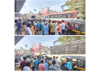 ದರ್ಬೆ : ಆಕ್ಟಿವಾ ಹಾಗೂ ಆಟೋ ರಿಕ್ಷಾ ನಡುವೆ ಅಪಘಾತ..!