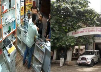 ಮೊಬೈಲ್ ಶಾಪ್​ನಲ್ಲಿ ಹನುಮಾನ್ ಚಾಲೀಸಾ ಹಾಕಿದ್ದಕ್ಕೆ ಯುವಕನ ಮೇಲೆ ಹಲ್ಲೆ ಪ್ರಕರಣ : ಐವರು ಅರೆಸ್ಟ್​​