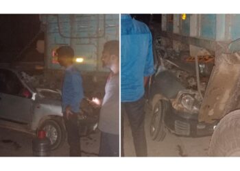 ಮಾಣಿ: ಲಾರಿ ಮತ್ತು ಕಾರು ನಡುವೆ ಅಪಘಾತ : ಪ್ರಯಾಣಿಕರಿಗೆ ಗಂಭೀರ ಗಾಯ