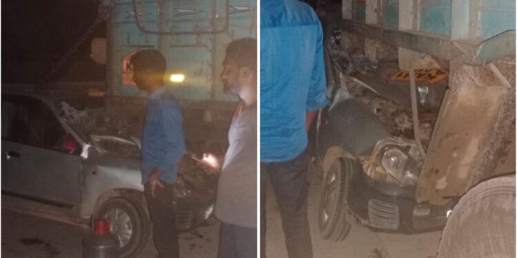 ಮಾಣಿ: ಲಾರಿ ಮತ್ತು ಕಾರು ನಡುವೆ ಅಪಘಾತ : ಪ್ರಯಾಣಿಕರಿಗೆ ಗಂಭೀರ ಗಾಯ