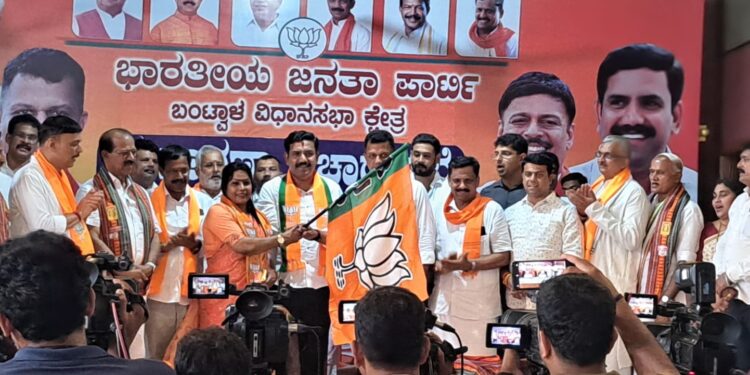 ಮಂಗಳೂರಿನ ಮಾಜಿ ಮೇಯರ್ ಕವಿತಾ ಸನಿಲ್ ಬಿಜೆಪಿ ಸೇರ್ಪಡೆ..!