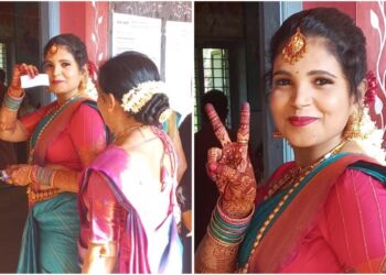 ಪುತ್ತೂರು : ಮದುವೆಗೂ ಮುಂಚೆ ಮತ ಚಲಾಯಿಸಿದ ಮದುಮಗಳು..!