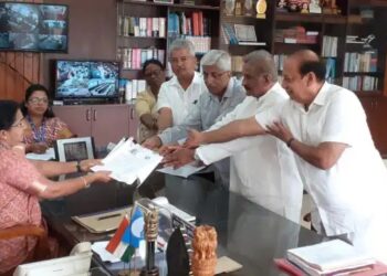 ಉಡುಪಿ : ನಾಮಪತ್ರ ಸಲ್ಲಿಸಿದ ಕಾಂಗ್ರೆಸ್ ಅಭ್ಯರ್ಥಿ ಕೆ. ಜಯಪ್ರಕಾಶ್ ಹೆಗ್ಡೆ