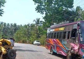 ವಿಟ್ಲ : ಬಸ್-ಪಿಕಪ್‌ ಮುಖಾಮುಖಿ ಡಿಕ್ಕಿ : ಹಲವರಿಗೆ ಗಾಯ