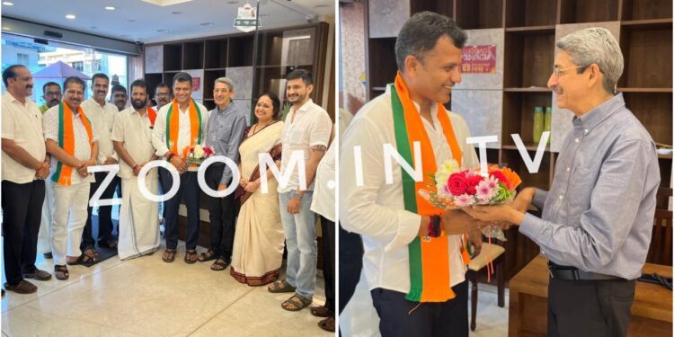 ಪುತ್ತೂರು : ಬಿಜೆಪಿ ಅಭ್ಯರ್ಥಿ ಕ್ಯಾಪ್ಟನ್ ಬ್ರಿಜೇಶ್ ಚೌಟ ಜಿ.ಎಲ್ ಸಂಸ್ಥೆಗೆ ಭೇಟಿ