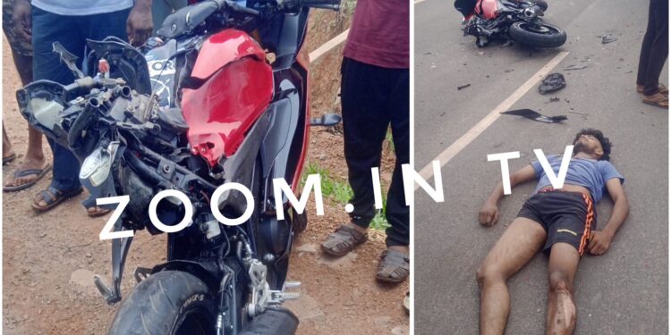 ಪುತ್ತೂರು: ಬಸ್ ಮತ್ತು ಬೈಕ್ ನಡುವೆ ಡಿಕ್ಕಿ : ಬೈಕ್ ಸವಾರ ಸ್ಥಳದಲ್ಲೇ ಮೃತ್ಯು..!!!